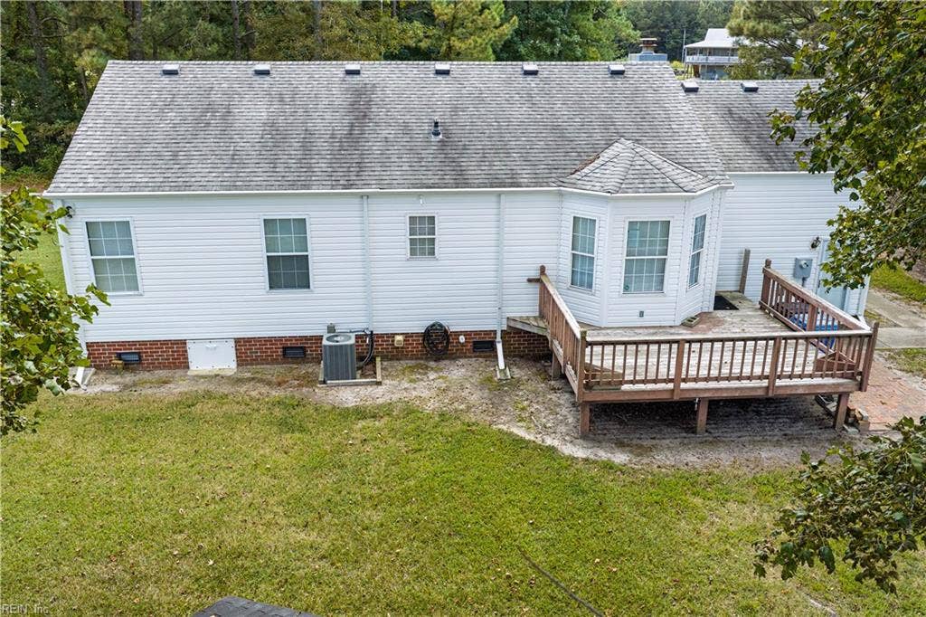 2164 Pungo Ferry Road, Pungo, Virginia Beach, VA 23457 Back of home