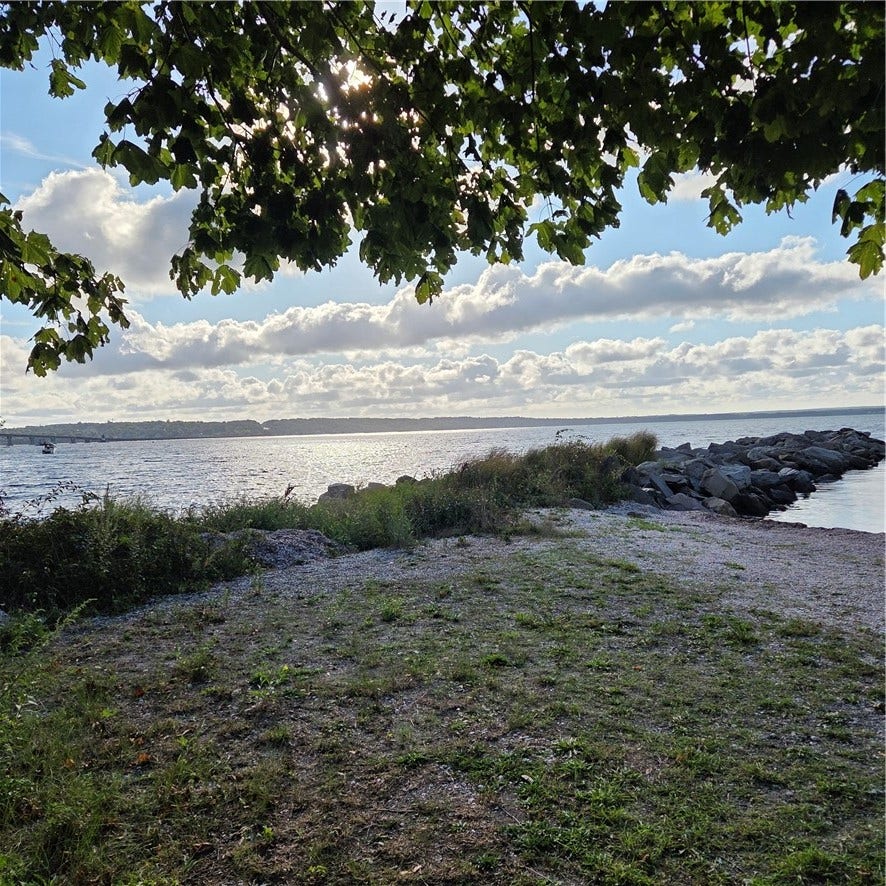 46 Steamboat Street, Jamestown, RI 02835 Beach within 10 minute walk.