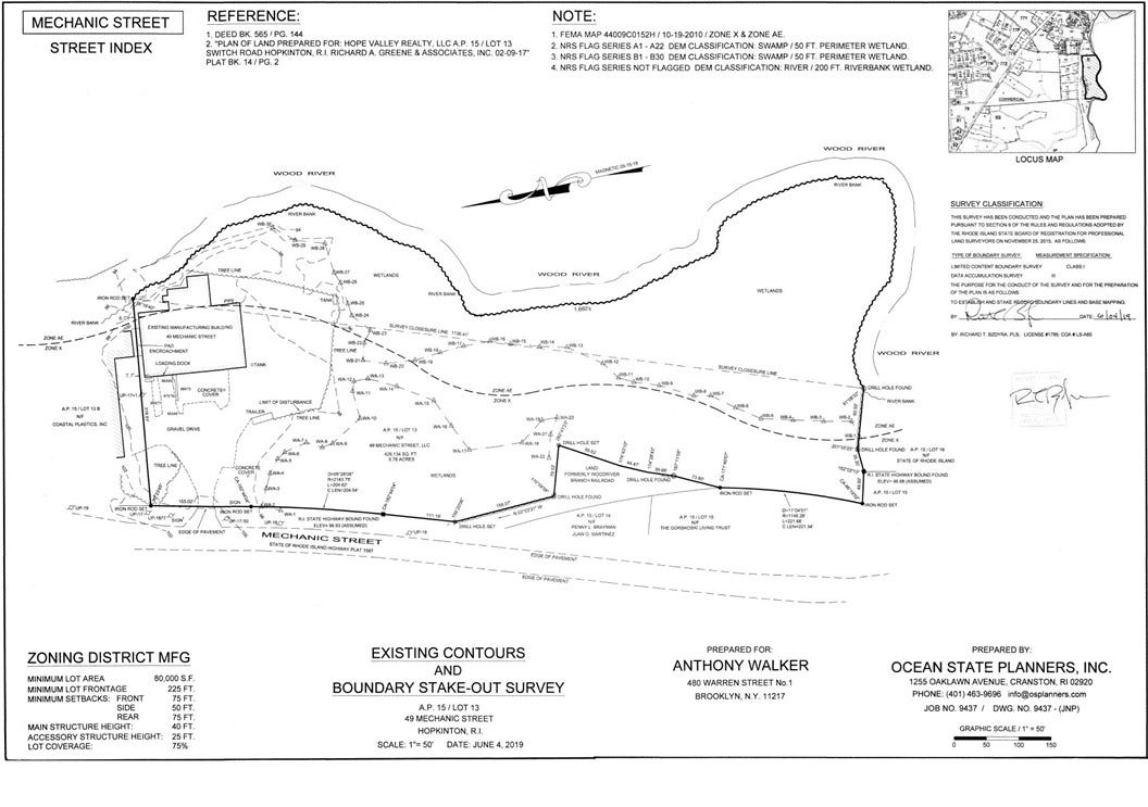 49 Mechanic Street, Hopkinton, RI 02832 Survey