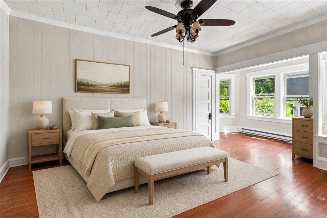 1729 South Road, #1, South Kingstown, RI 02881 Virtually Staged Bedroom Room 1