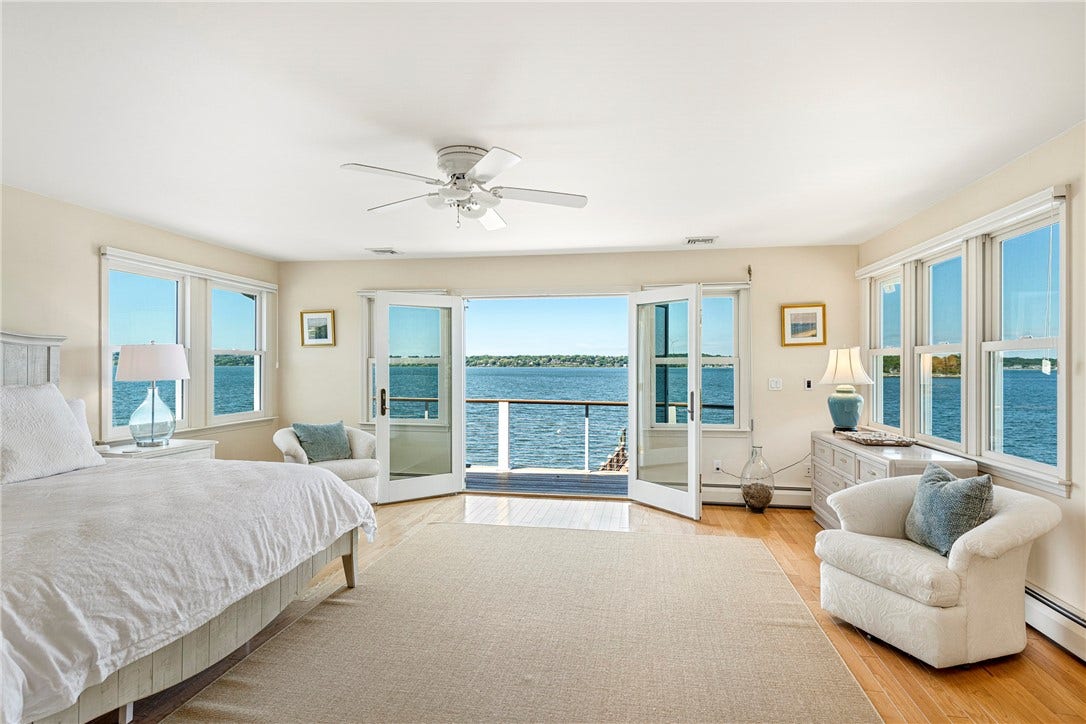 149 Nanaquaket Road, Tiverton, RI 02878 Second floor primary bedroom.