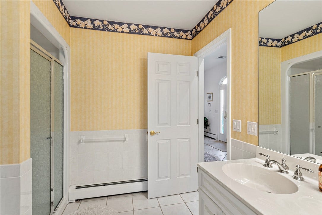149 Nanaquaket Road, Tiverton, RI 02878 Guest bathroom on first floor.