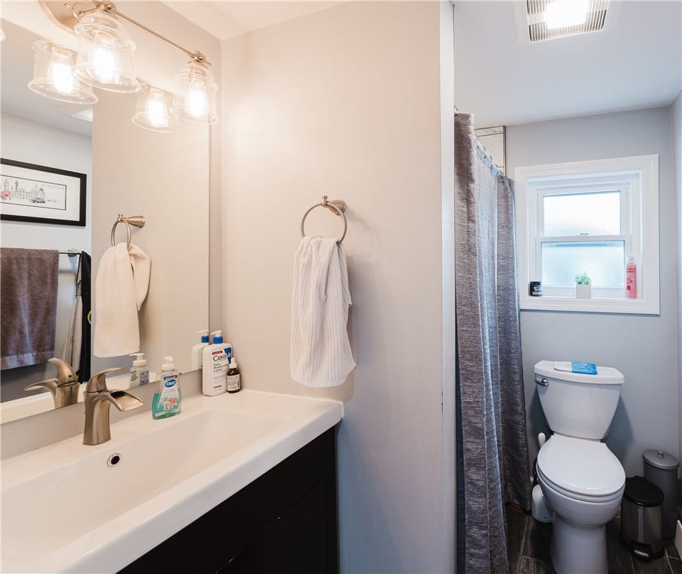 First floor shower