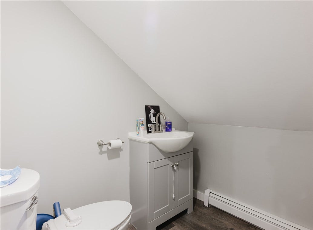 half bath on second floor