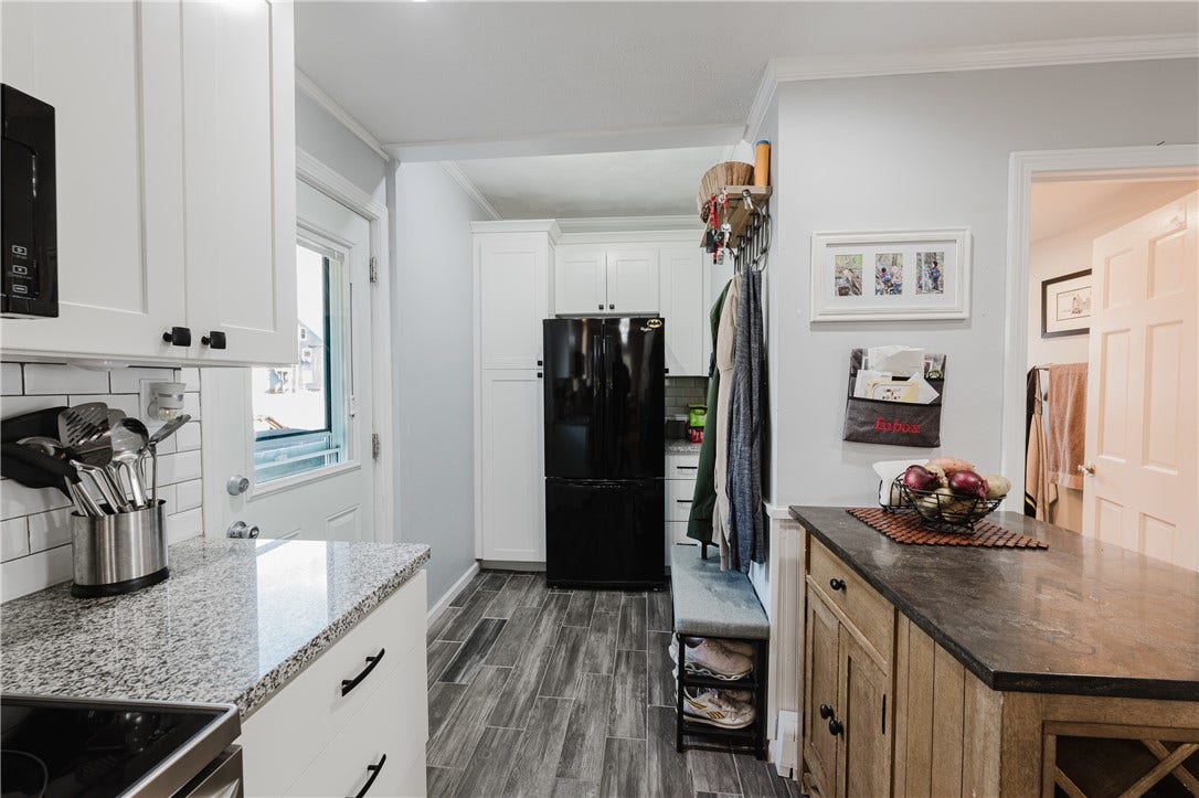 Pantry and side entrance