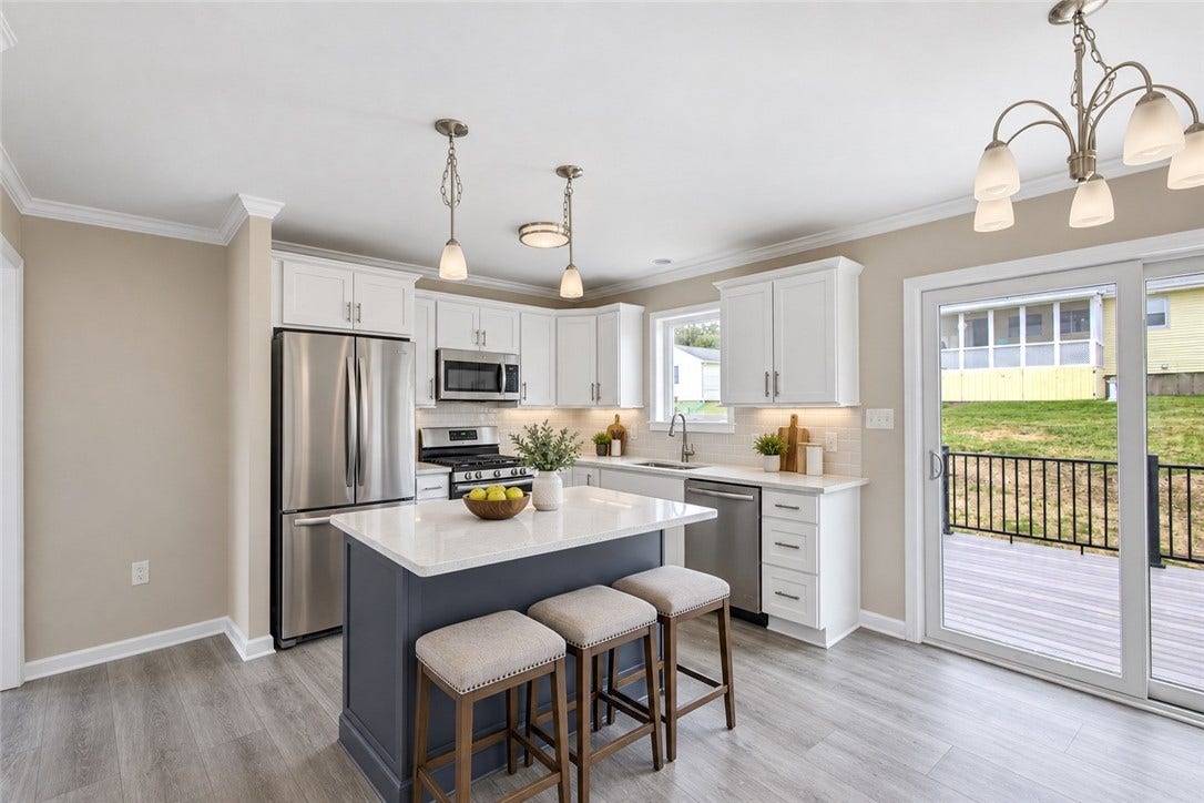 Virtually Staged Kitchen