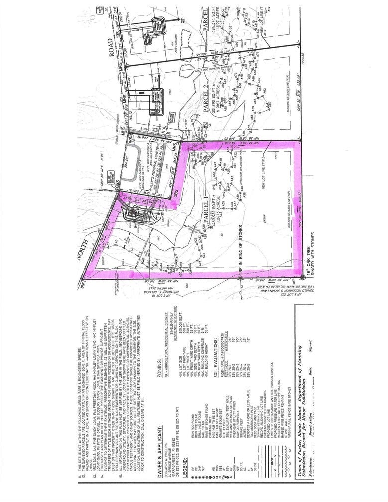 Property photo for 0 North Road, Foster, RI