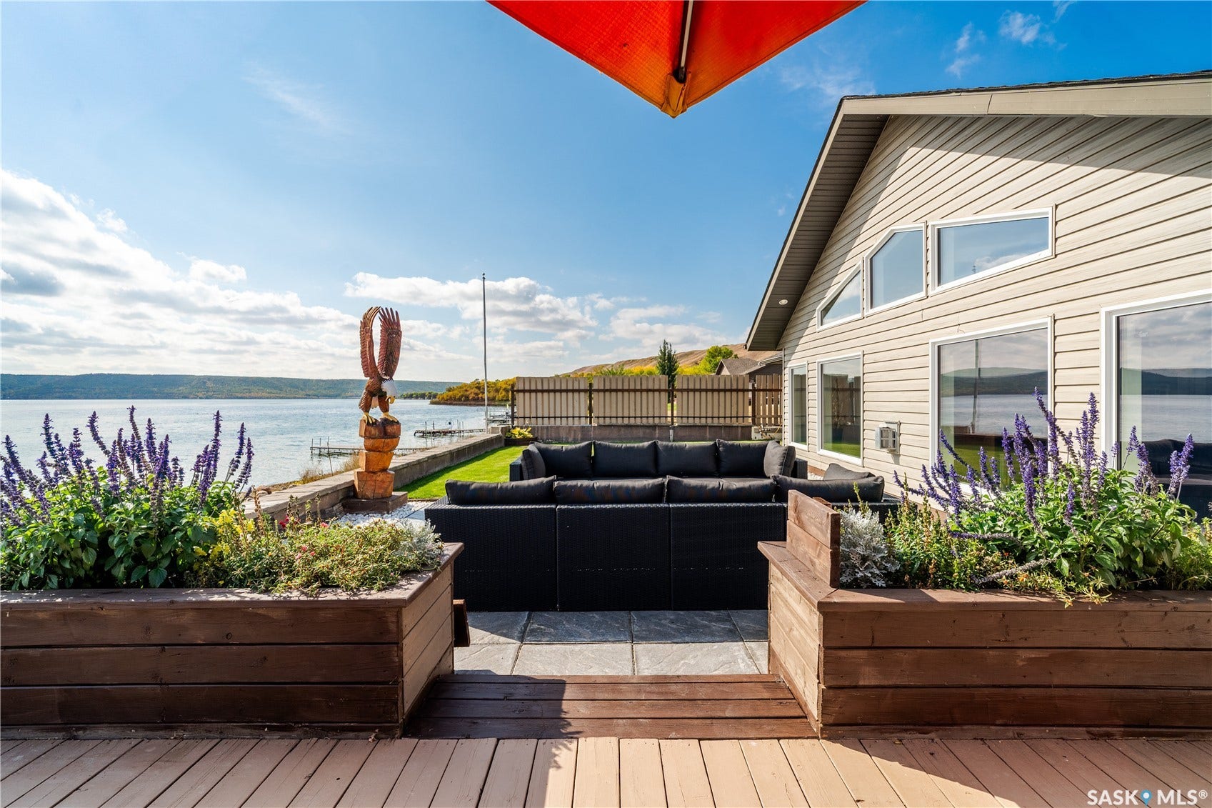 Lakefront deck