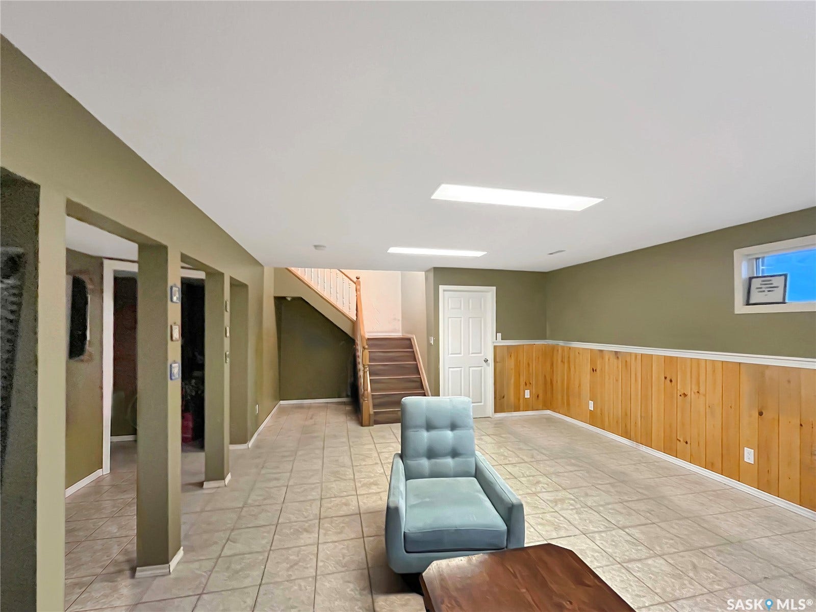 Basement living area