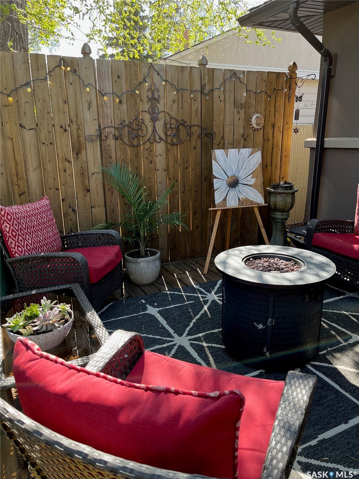 patio in summer