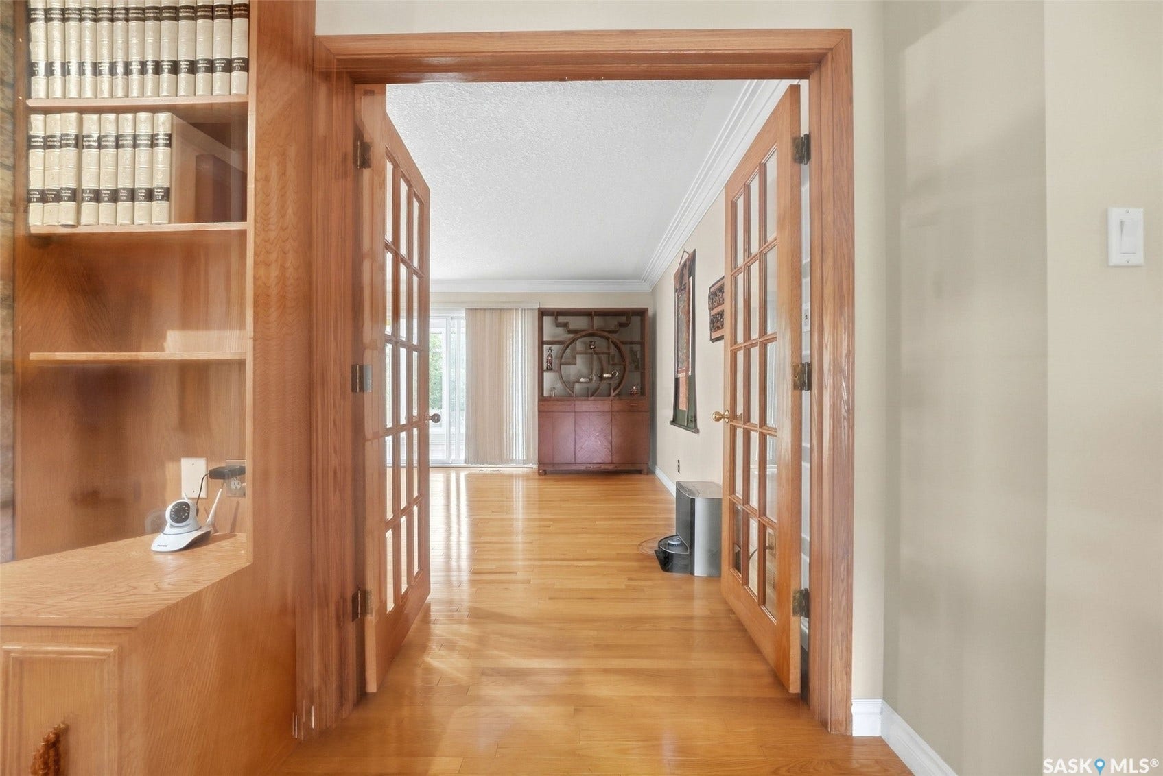 French doors with glass panels