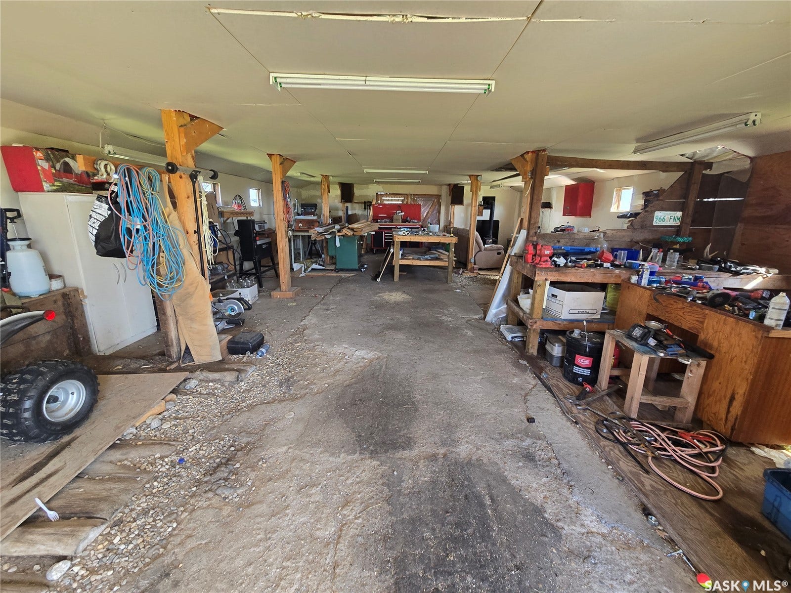 INSIDE HEATED SHOP