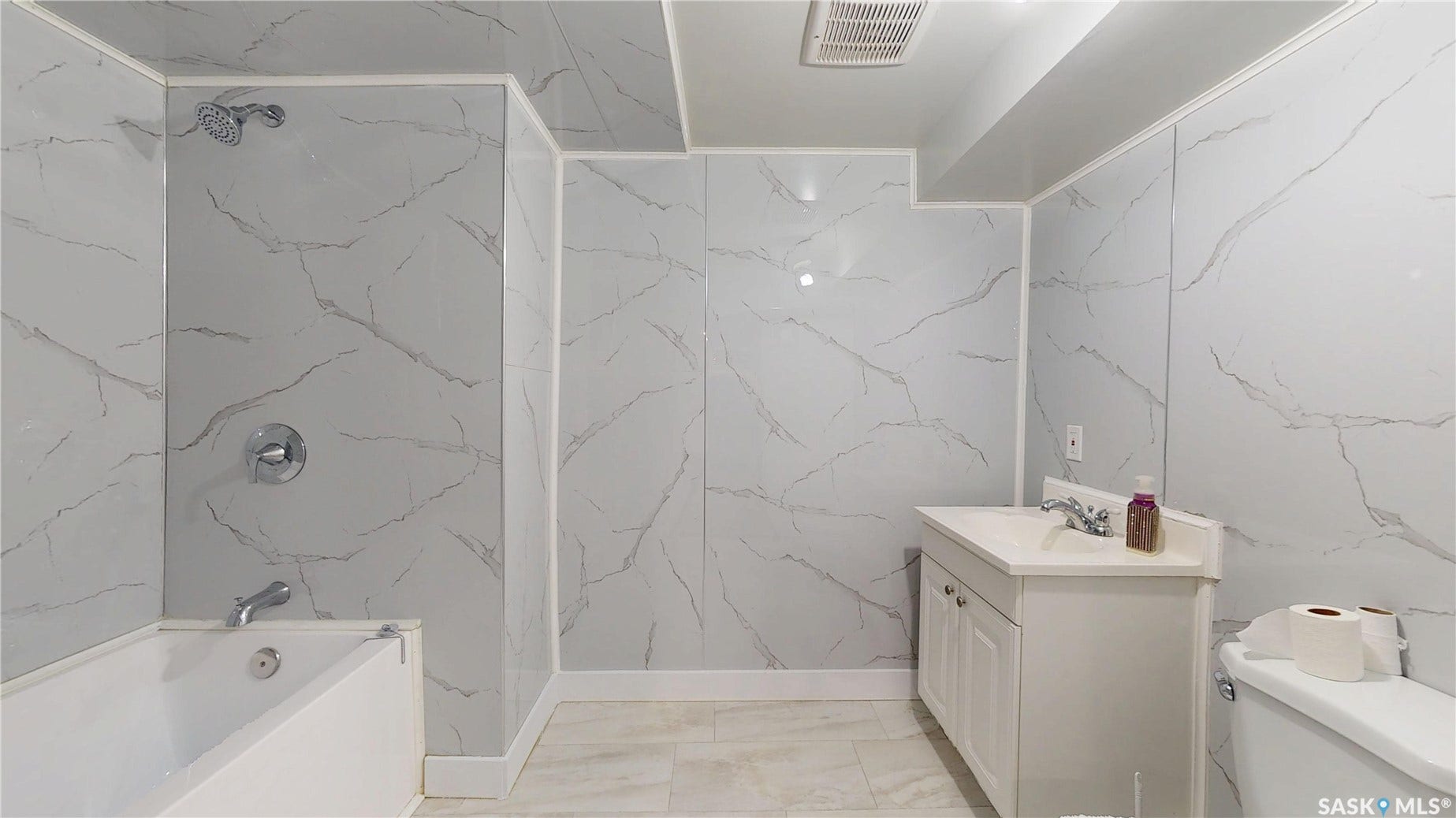 Basement bathroom