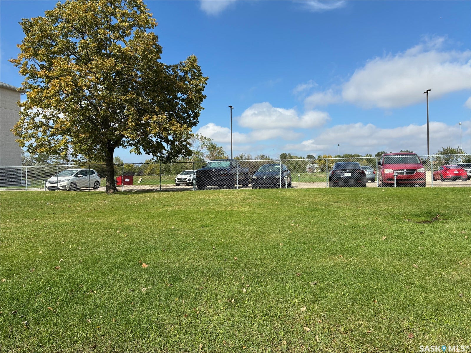 One parking area