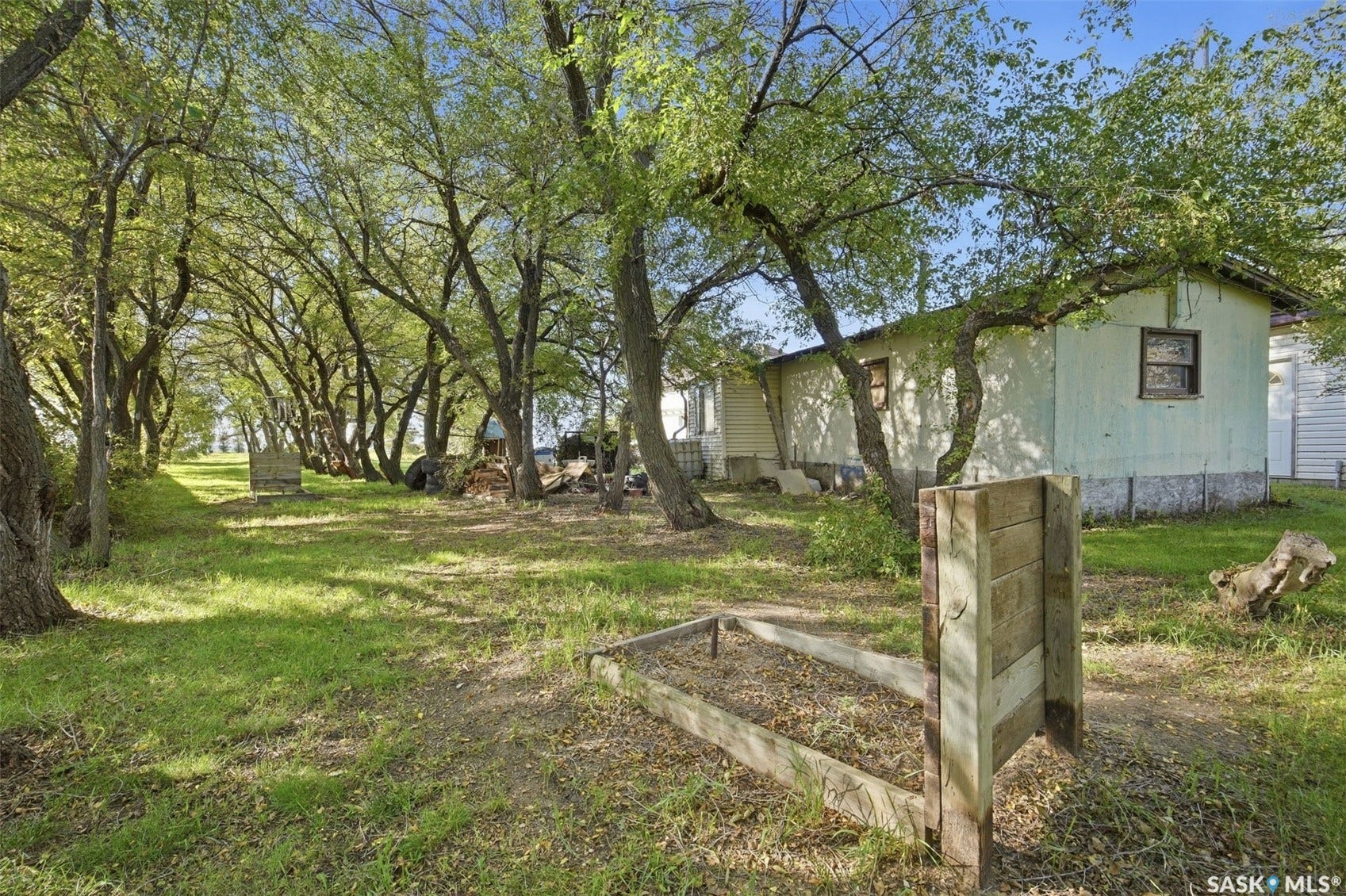 Expansive lot featuring mature trees and established greenery