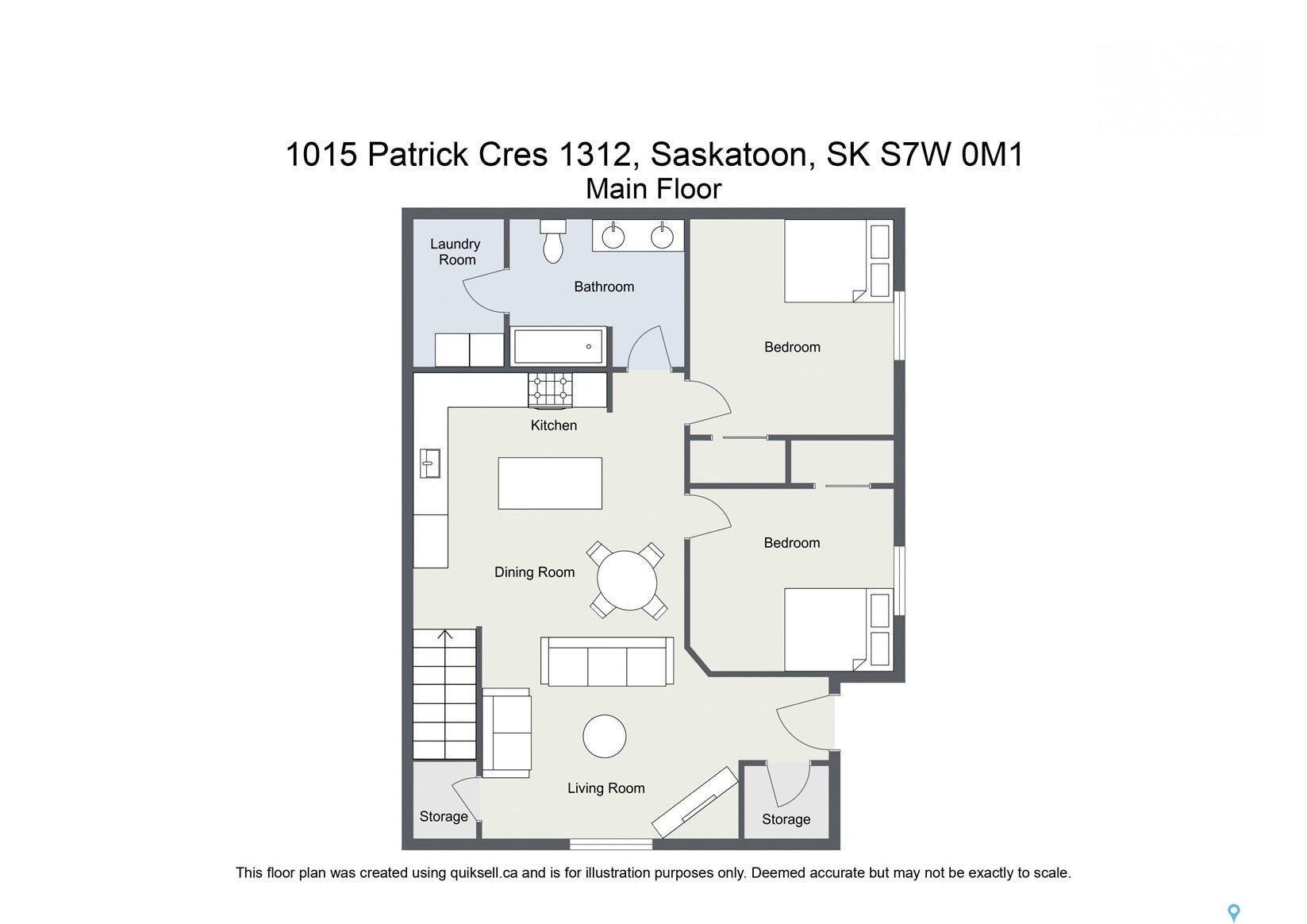 1015 Patrick Crescent, #1312, Saskatoon SK S7W 0M5