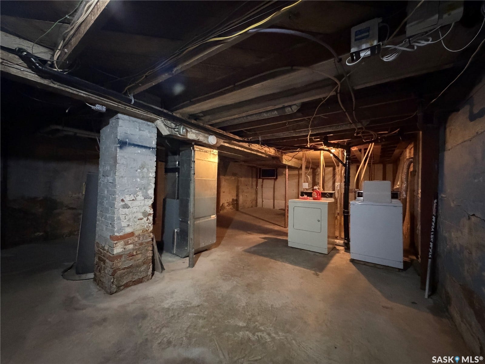 unfinished basement