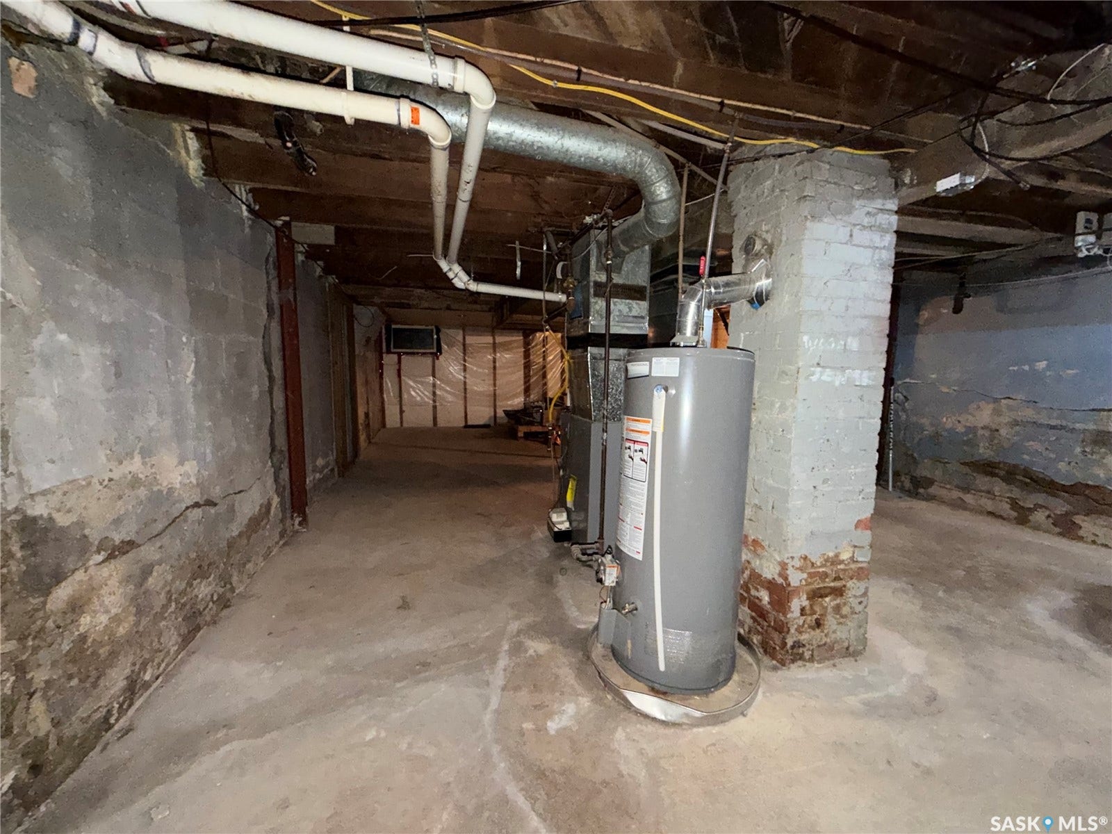 unfinished basement