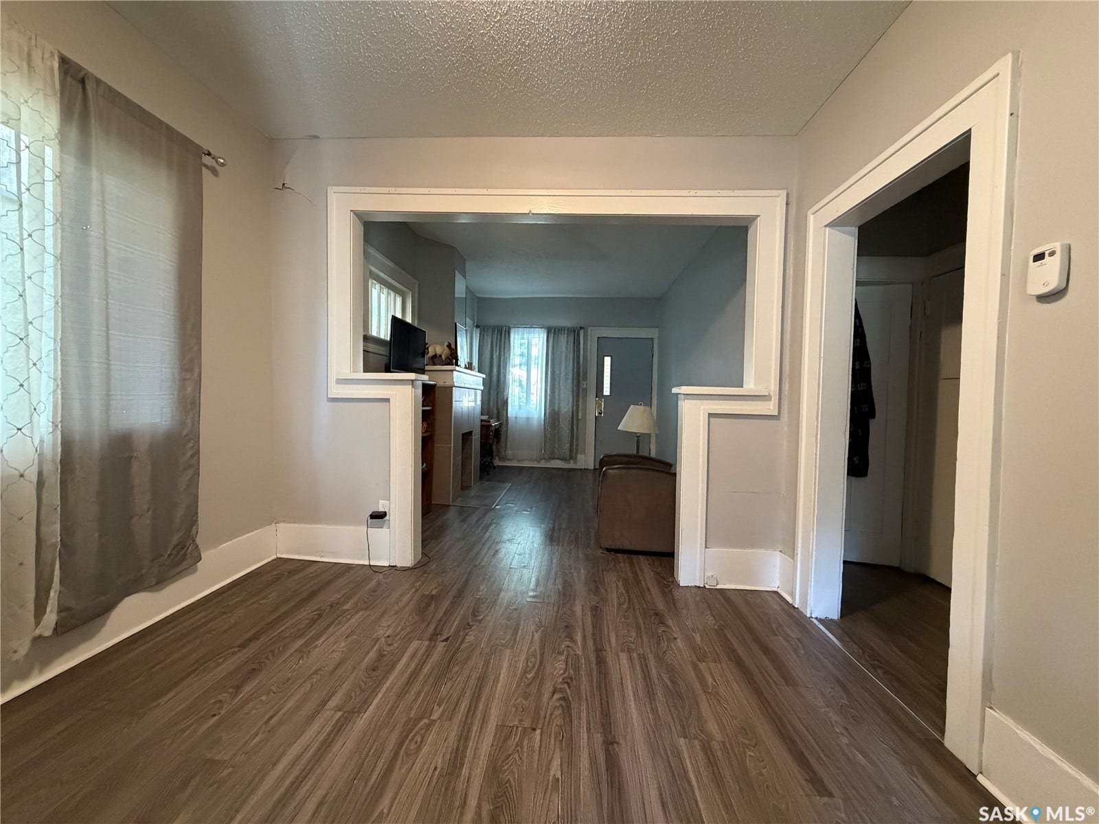 Dining area open to living room