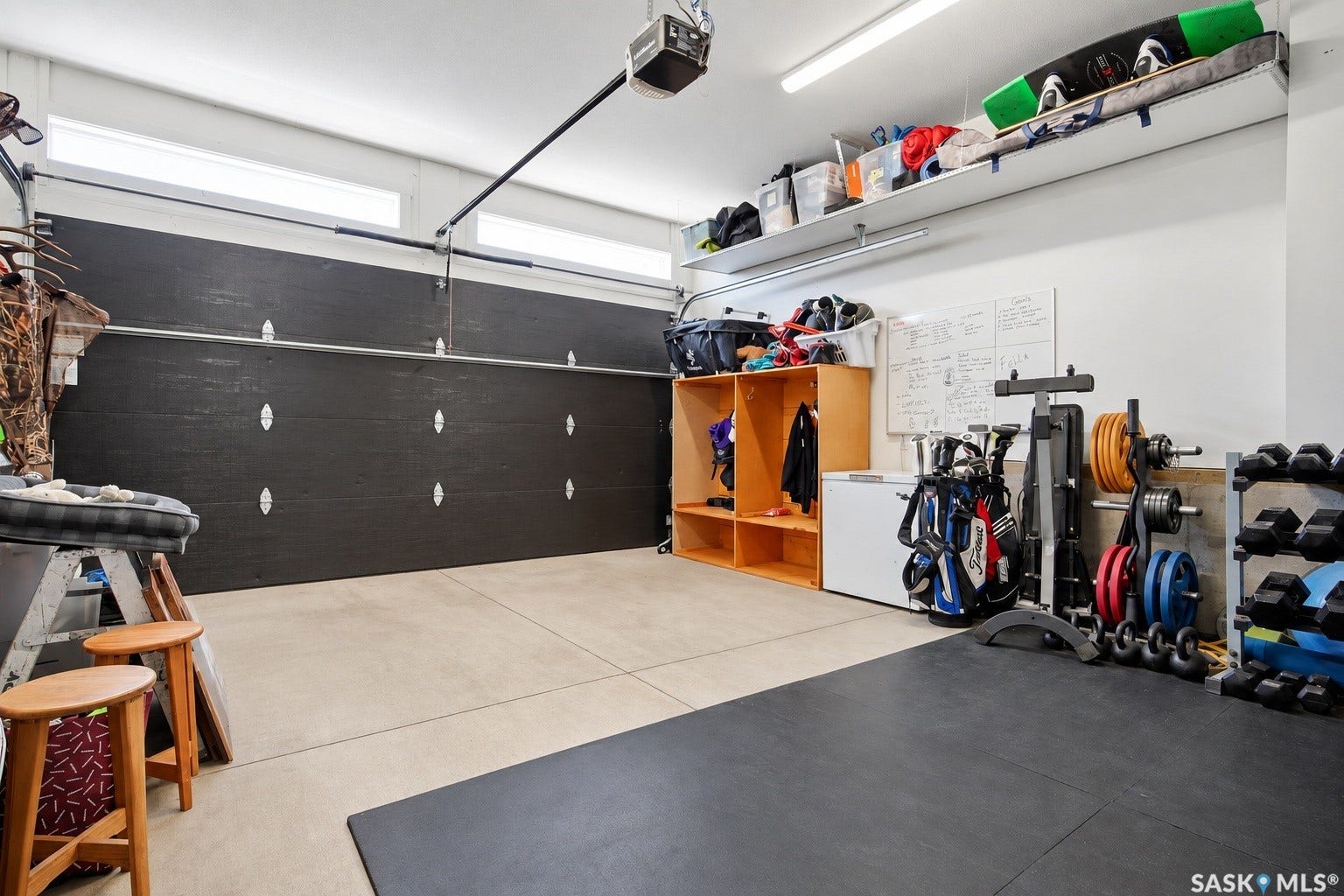 Double attached garage