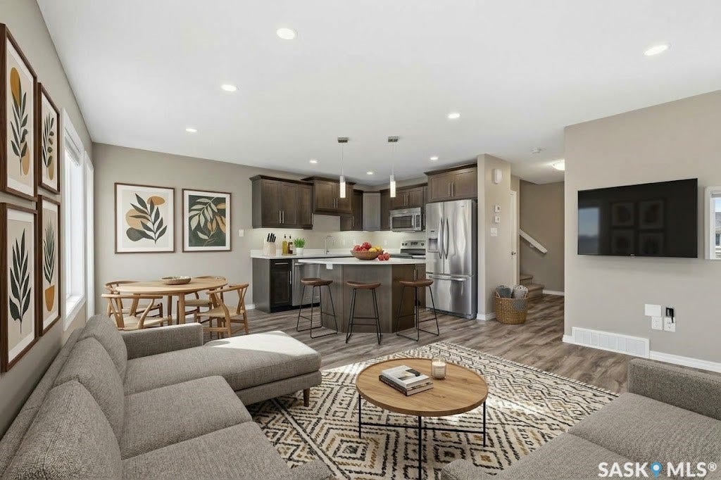 AI Generated photo showing a furnished/decorated room