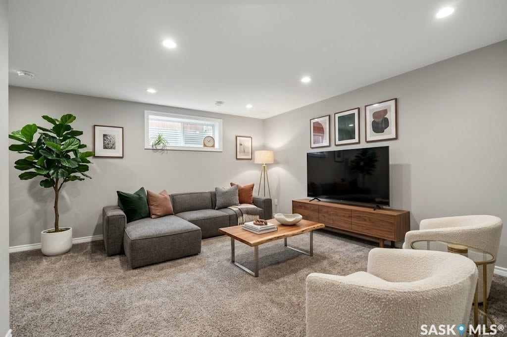 AI Generated photo showing a furnished/decorated room