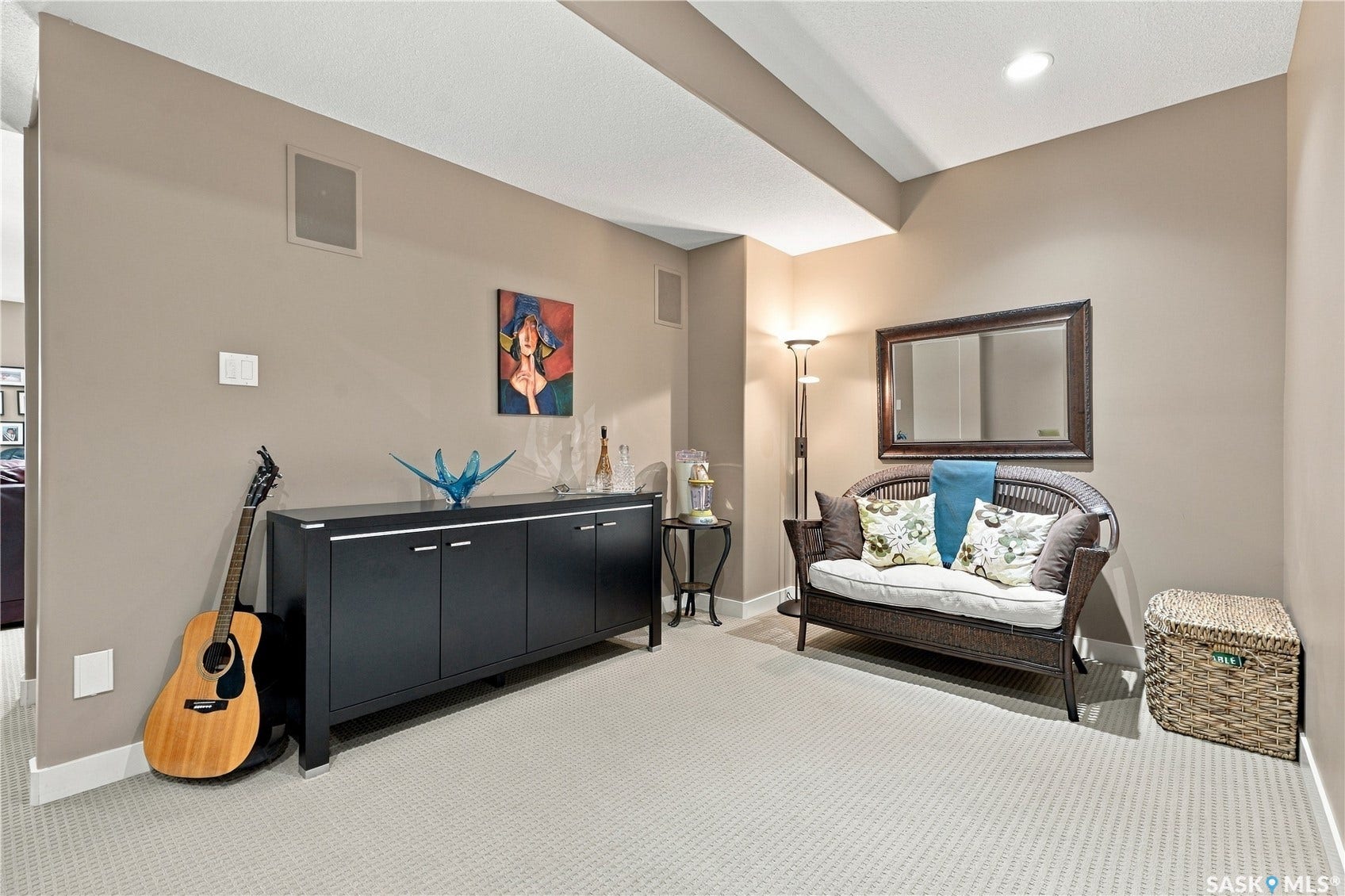 lower level lounging area