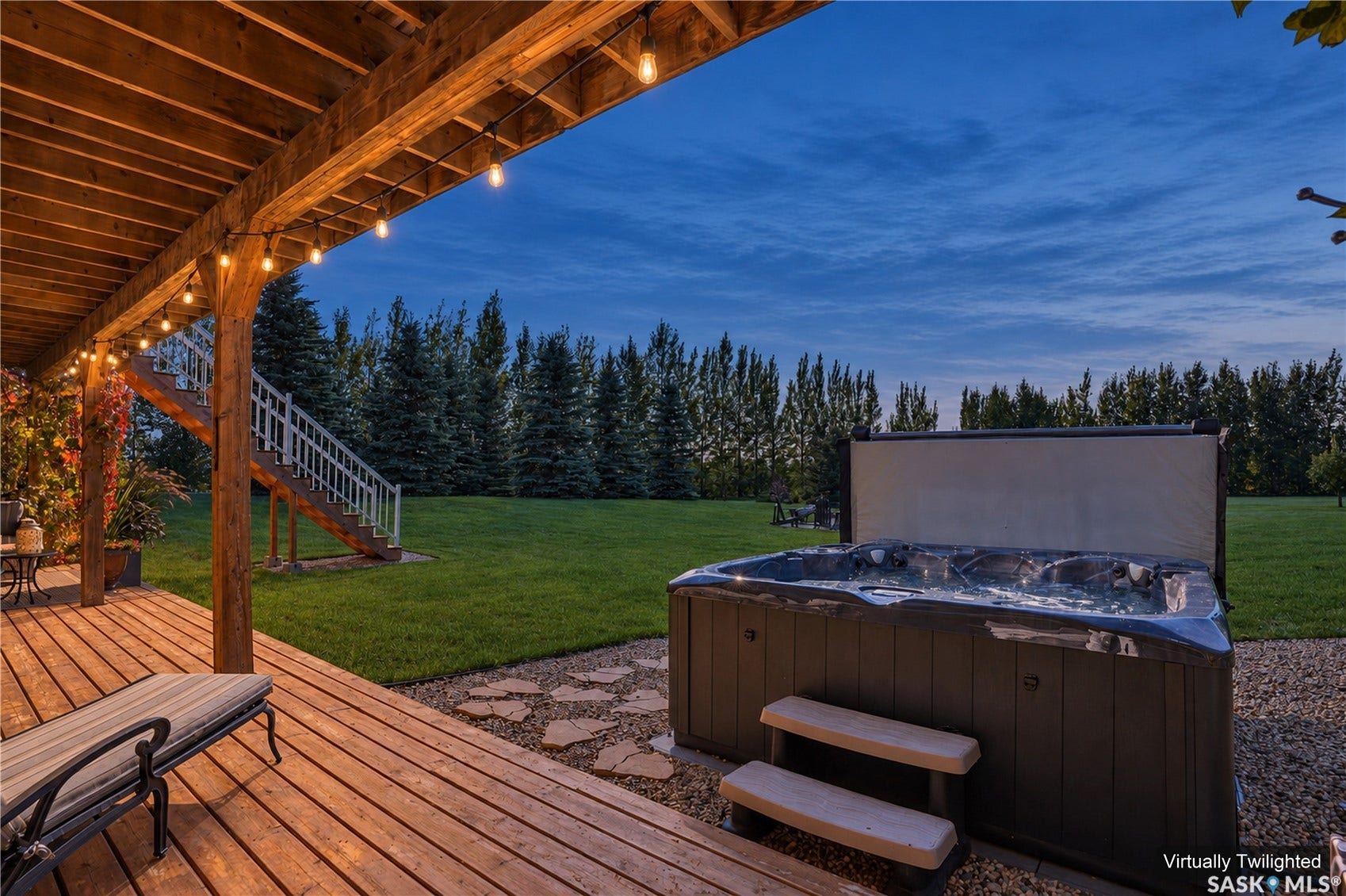 hot tub is not included but may be negotiated if buyer would want it