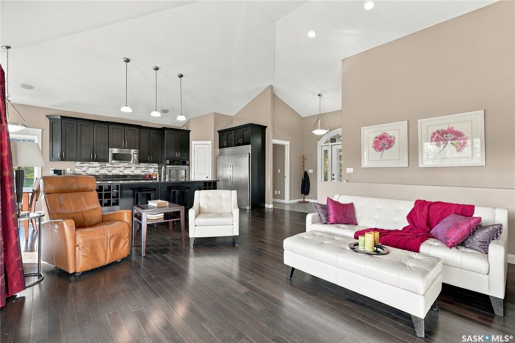 check out the vaults in the ceilings of the main living area