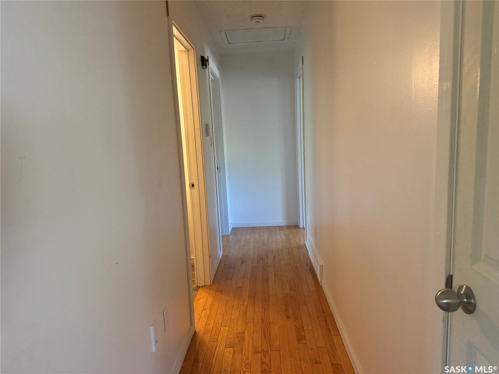 708 Studer Street, La Ronge SK S0J 1L0 Wood-finish flooring throughout the hallway