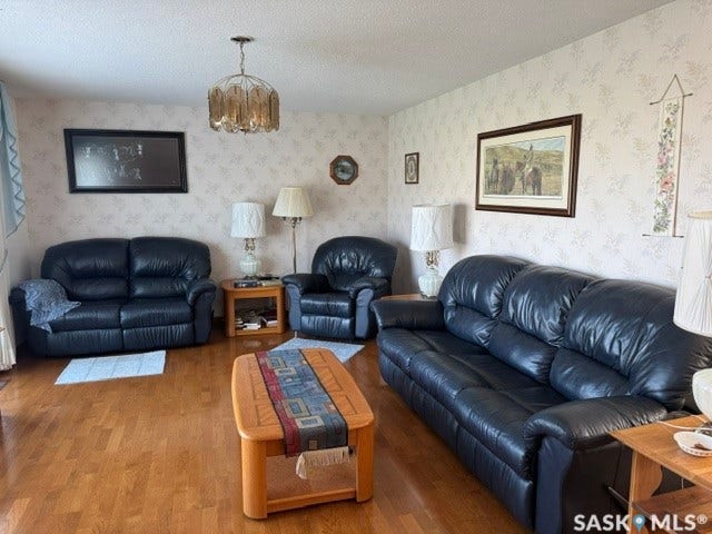 Wood-finish flooring throughout