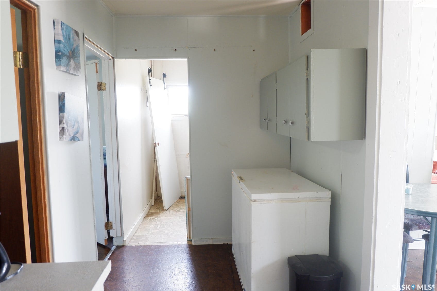 View of laundry area