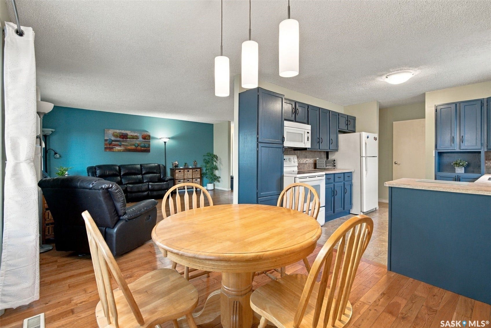 Spacious dining area
