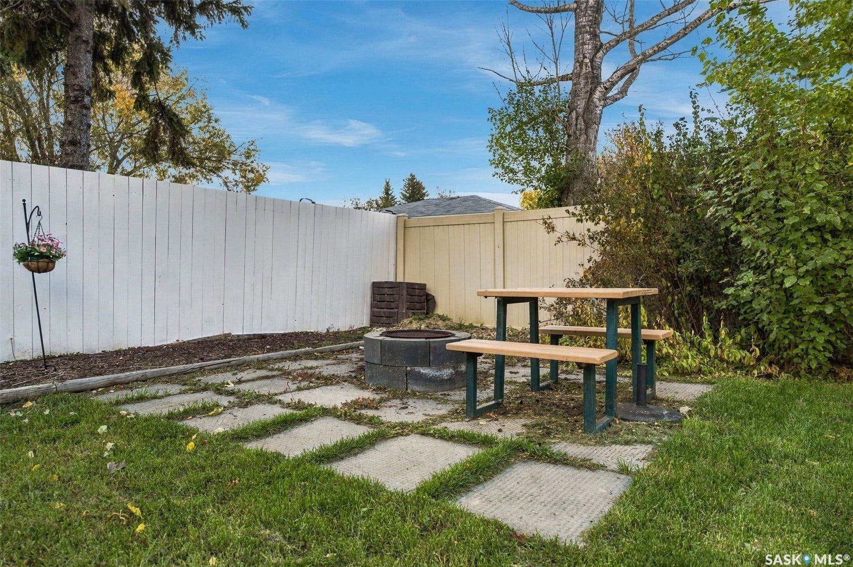 Private back yard
