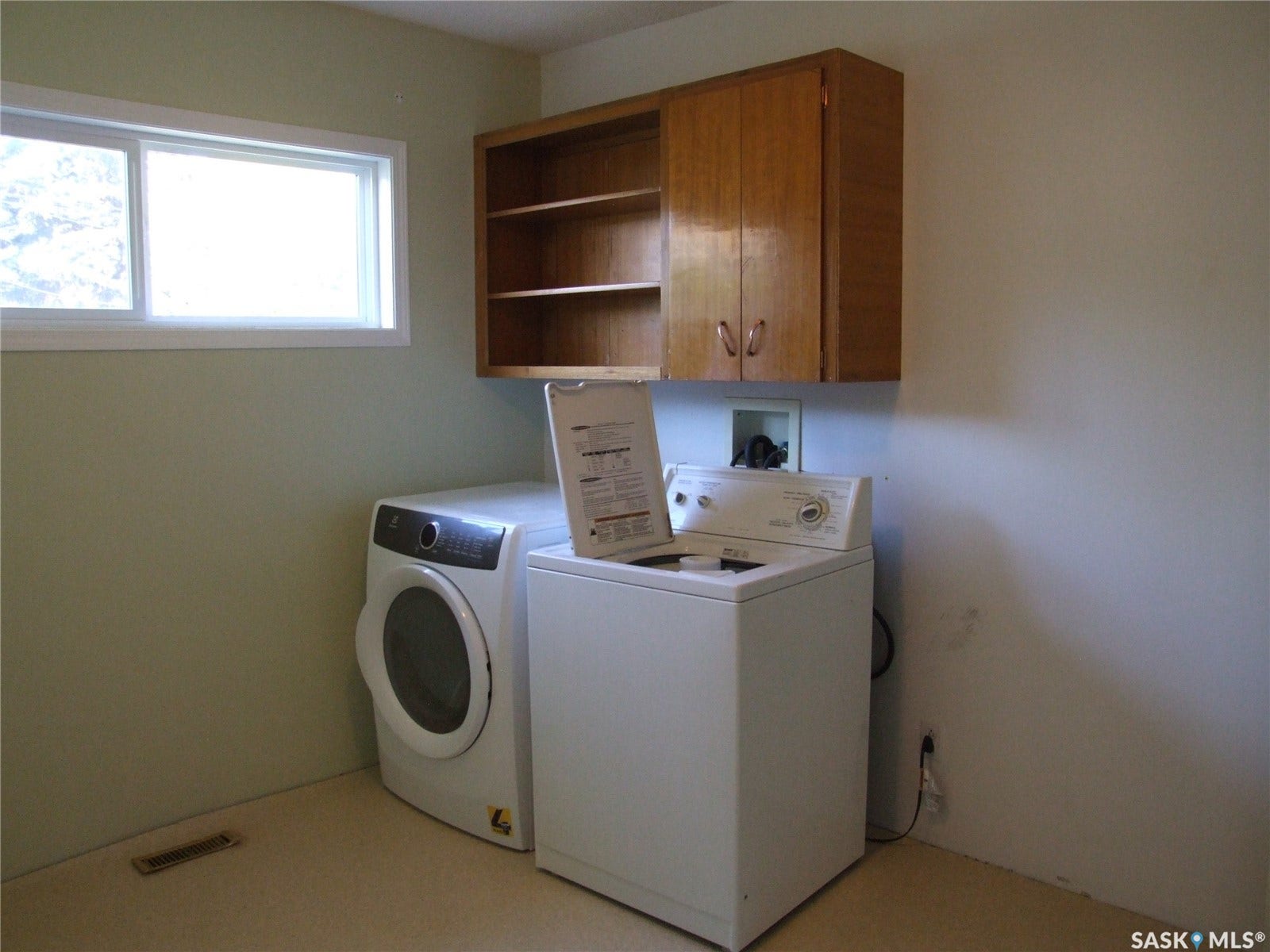 Laundry in 2nd bedroom main floor.