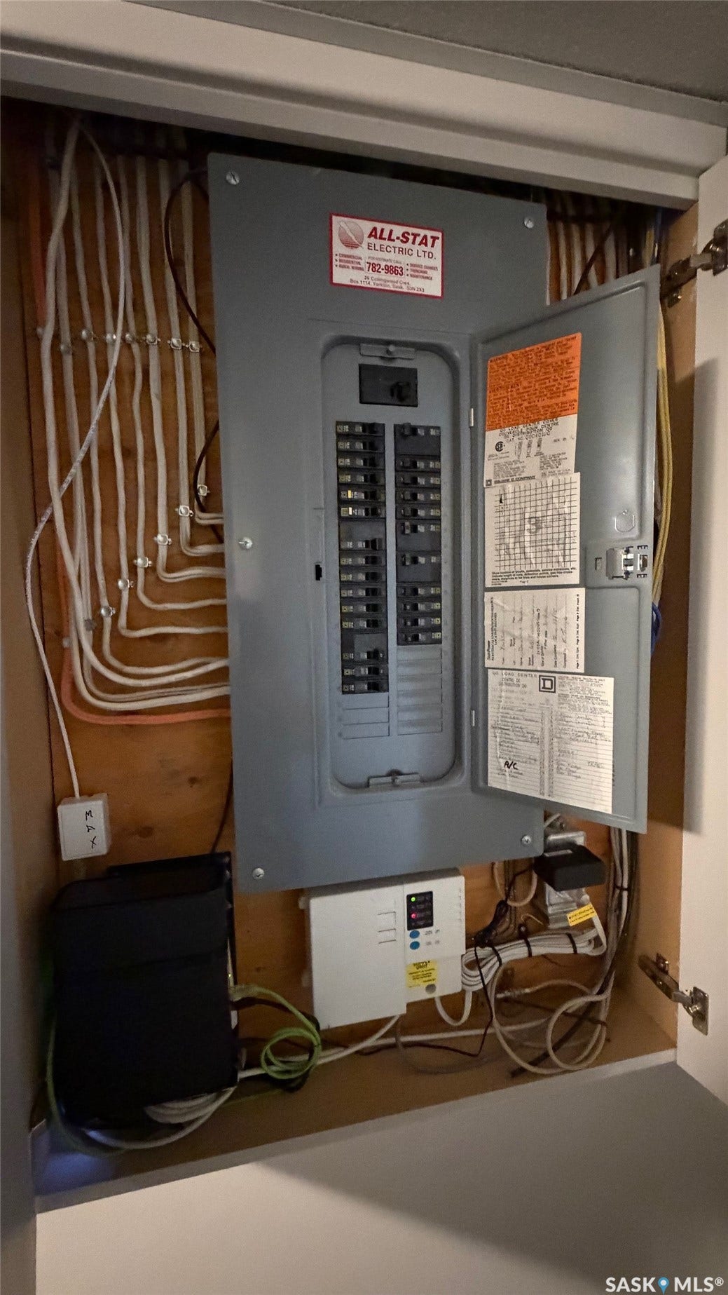 Electrical panel and integrated wiring system