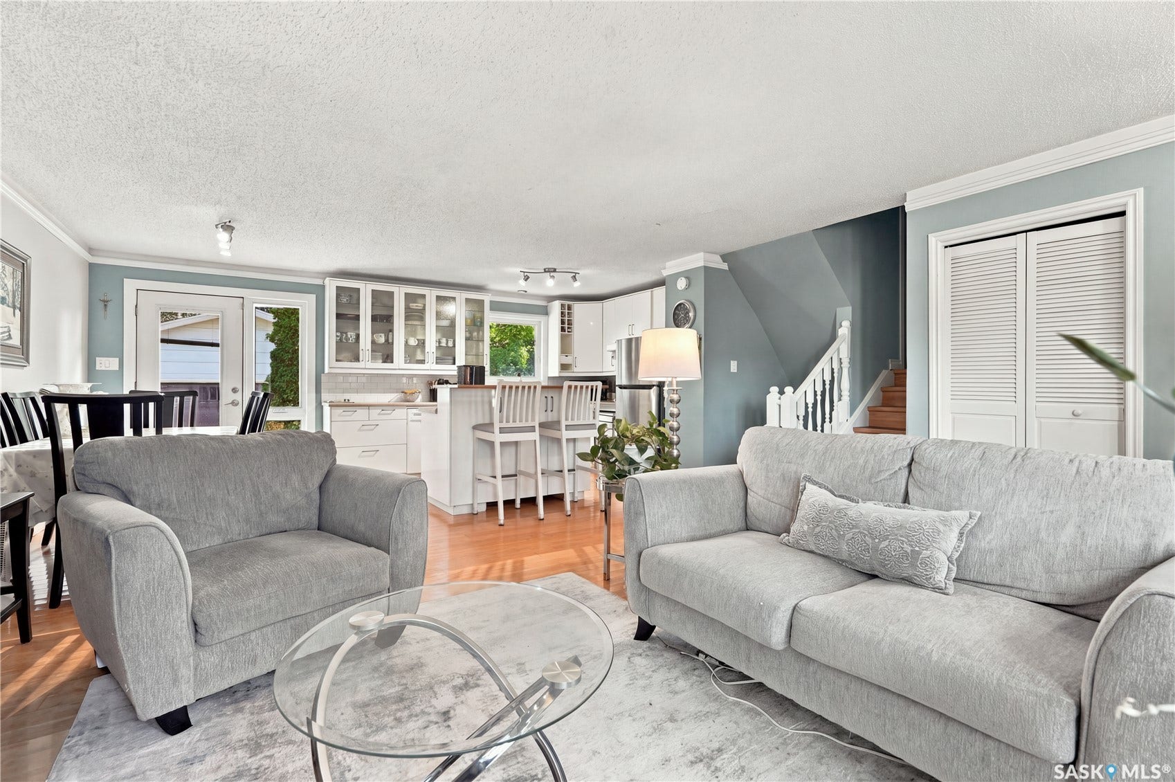Main living room with hardwood floors