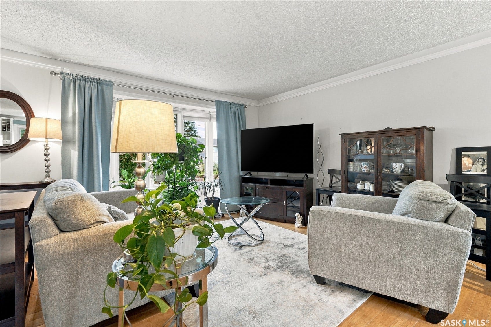 Main living room with hardwood floors