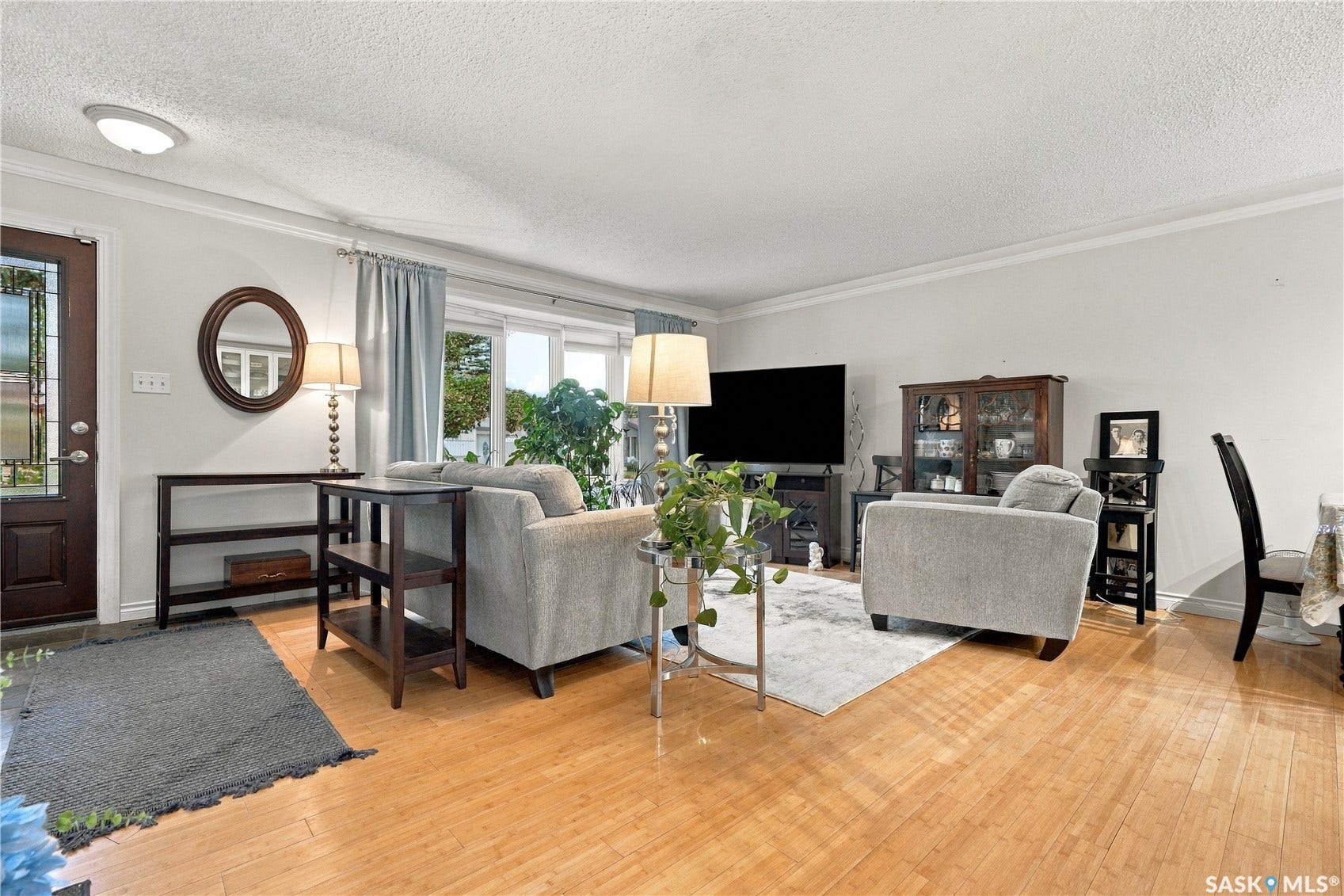 Main living room with hardwood floors