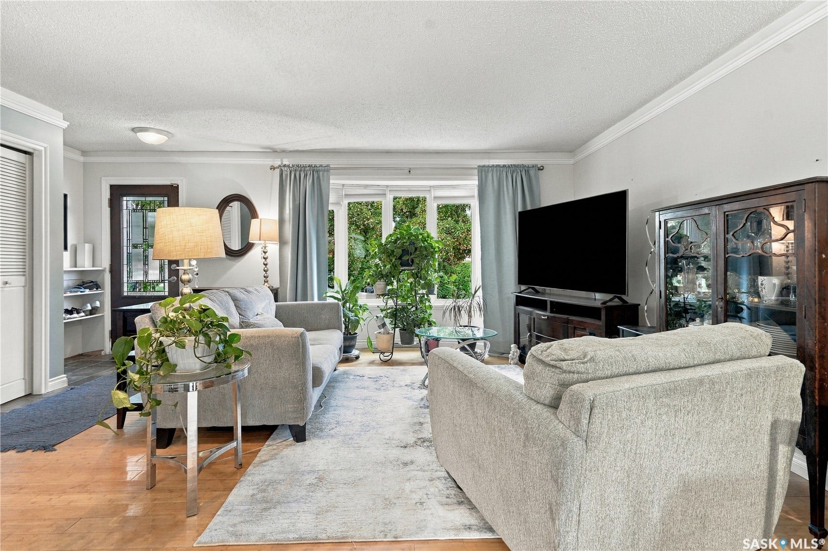 Main living room with hardwood floors