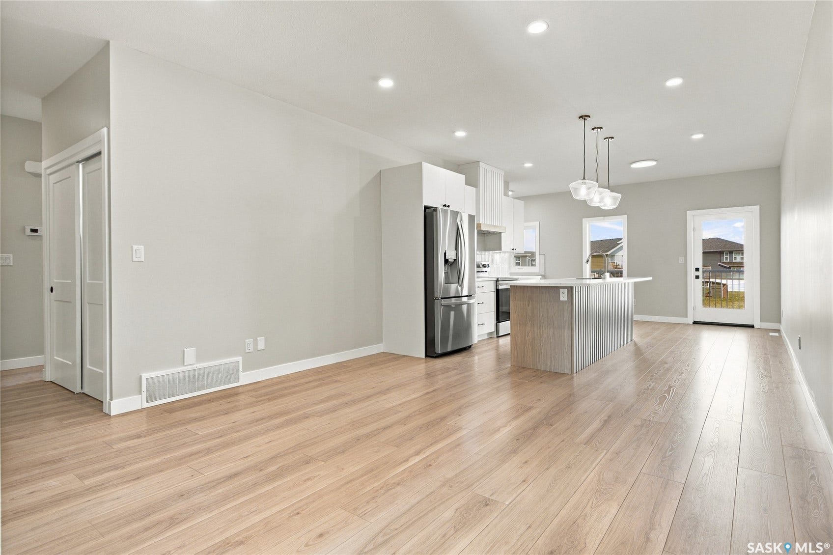 Living Area and Kitchen