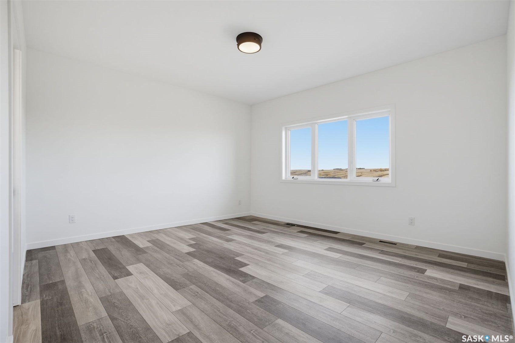 White interior walls and trim