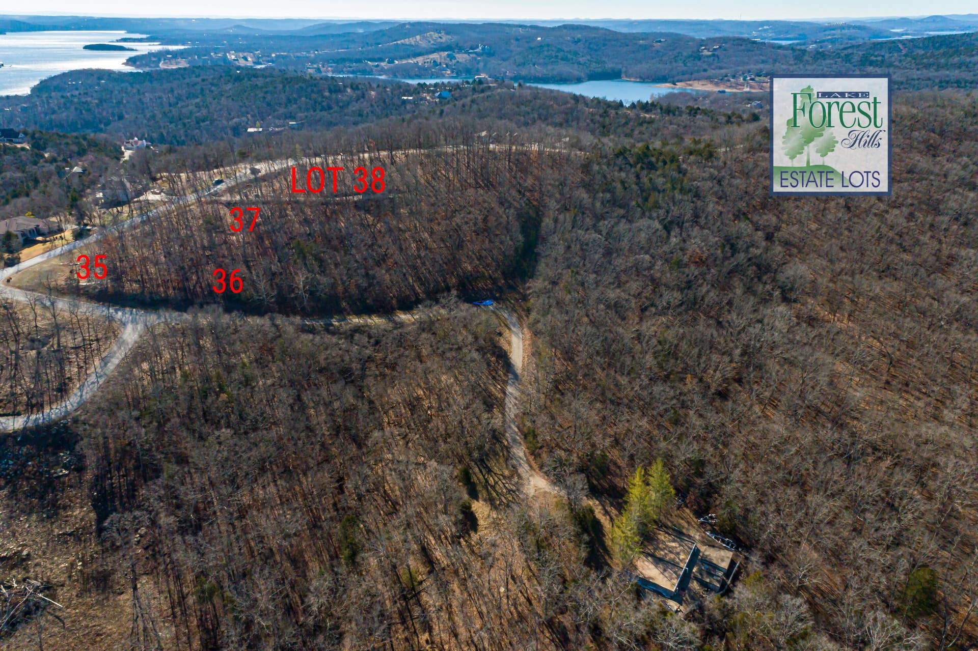 Lots 35&36 Canada Drive, Branson West, MO 65737 2 LakeForestHillsLotsBransonWestMO-6