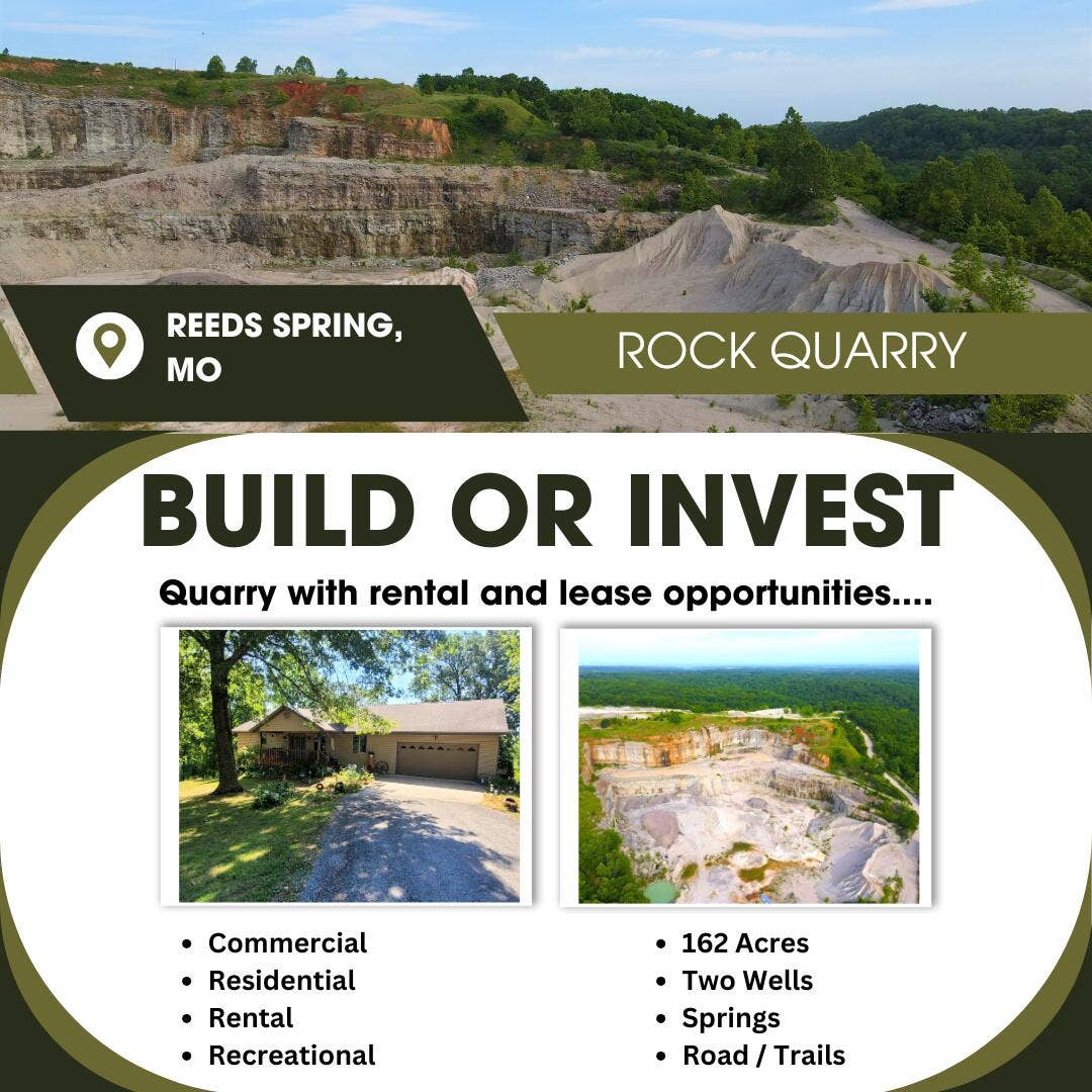 1201 Railey Creek Road, Reeds Spring, MO 65737 Railey Creek MLS Main Quarry