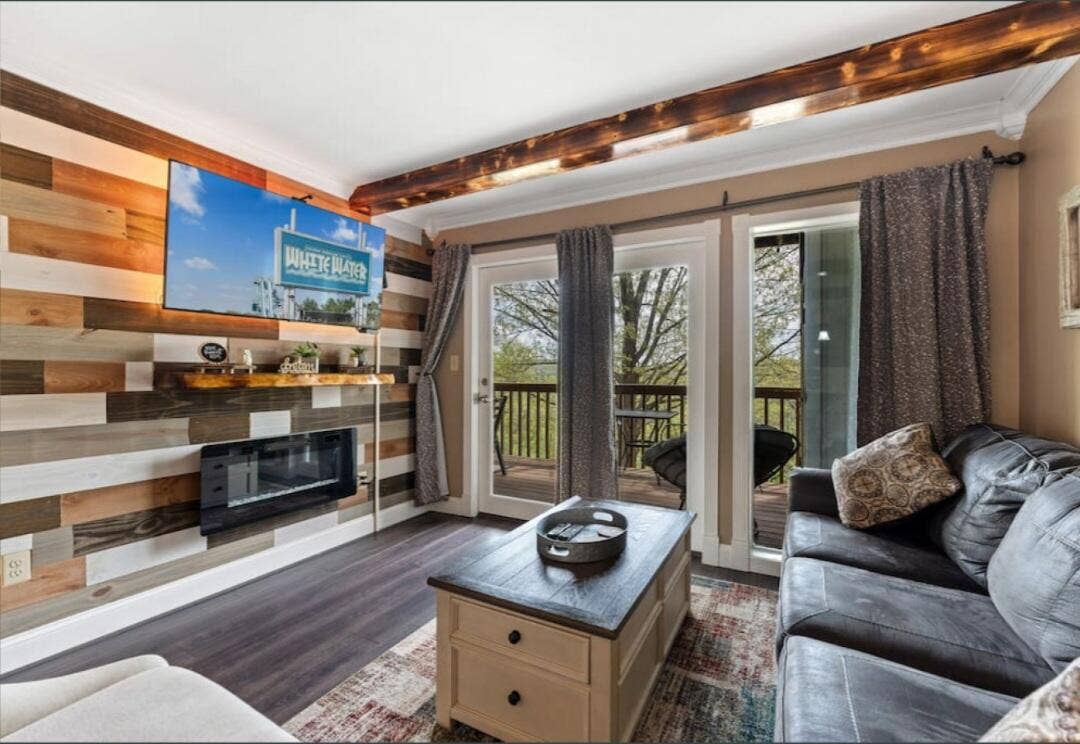 fireplace in living room