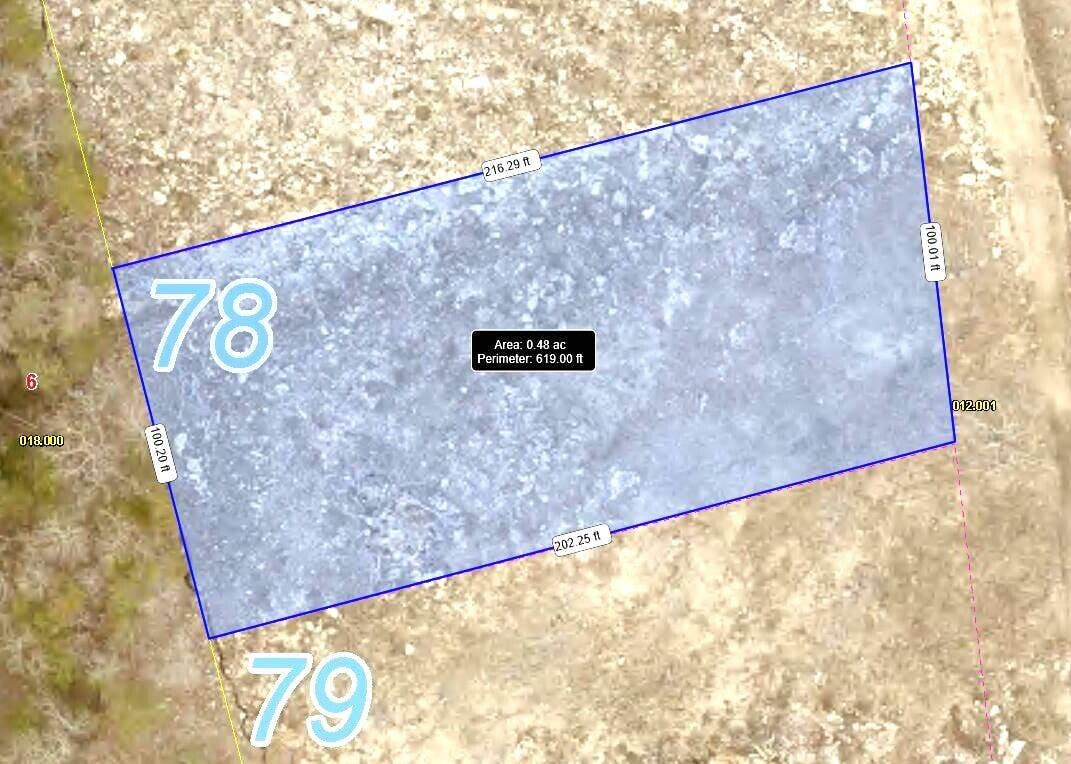 Overlook Lot 78 Integrity Area Map