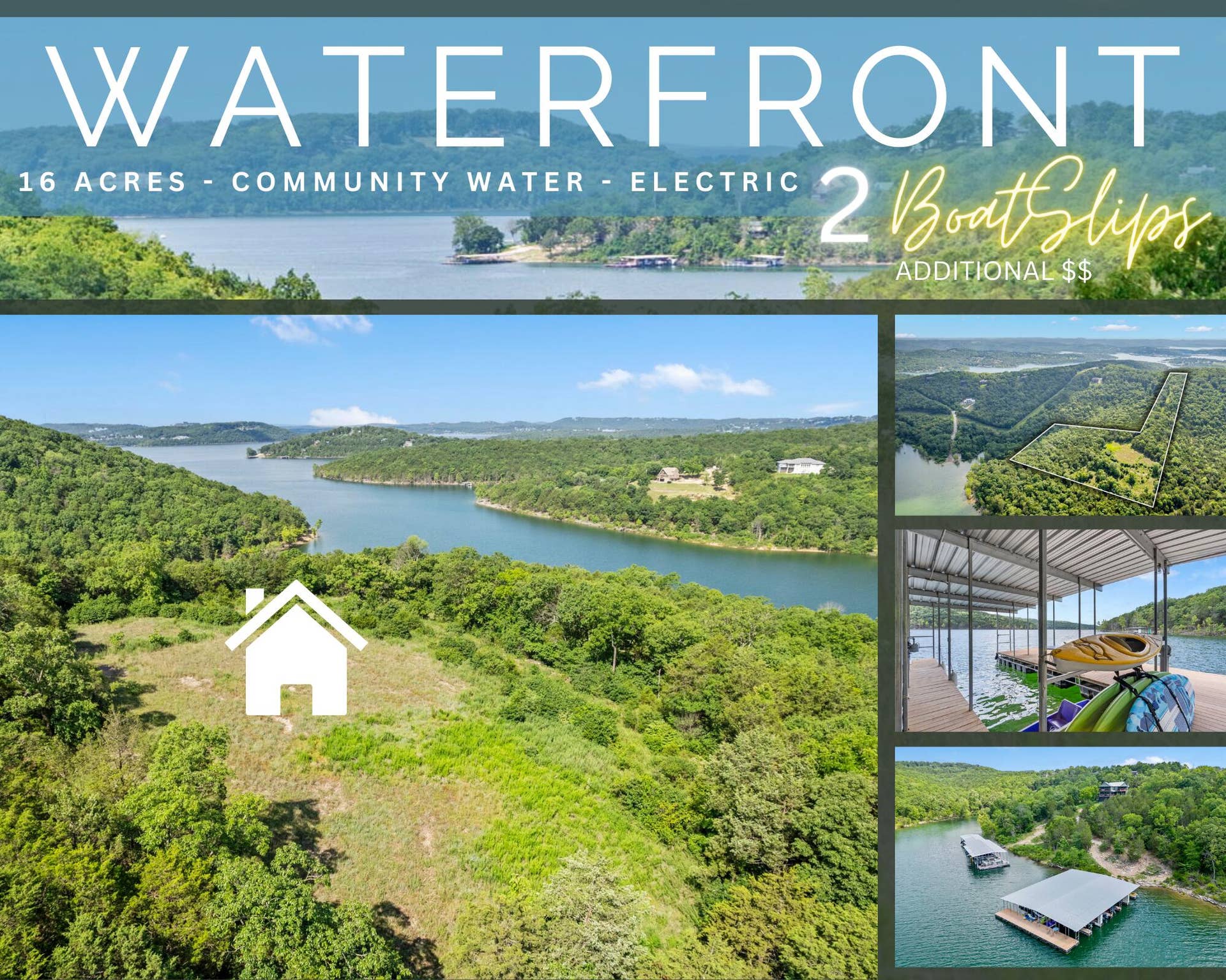 Tbd Luke Street, Branson West, MO 65737 Table Rock Lakefront Acreage Boat Slip