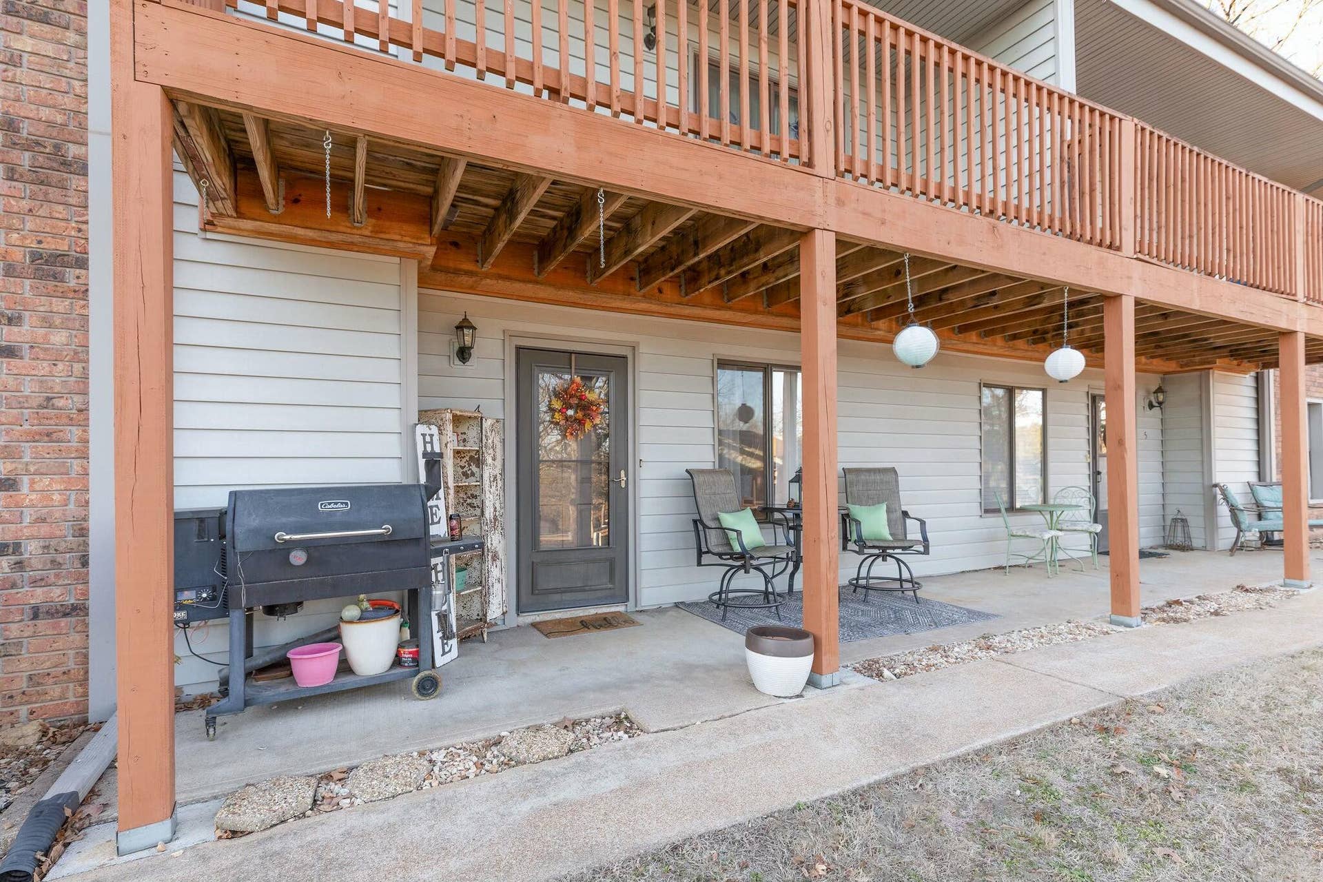 165 Keel Lane, #4, Kimberling City, MO 65686 Patio and front door