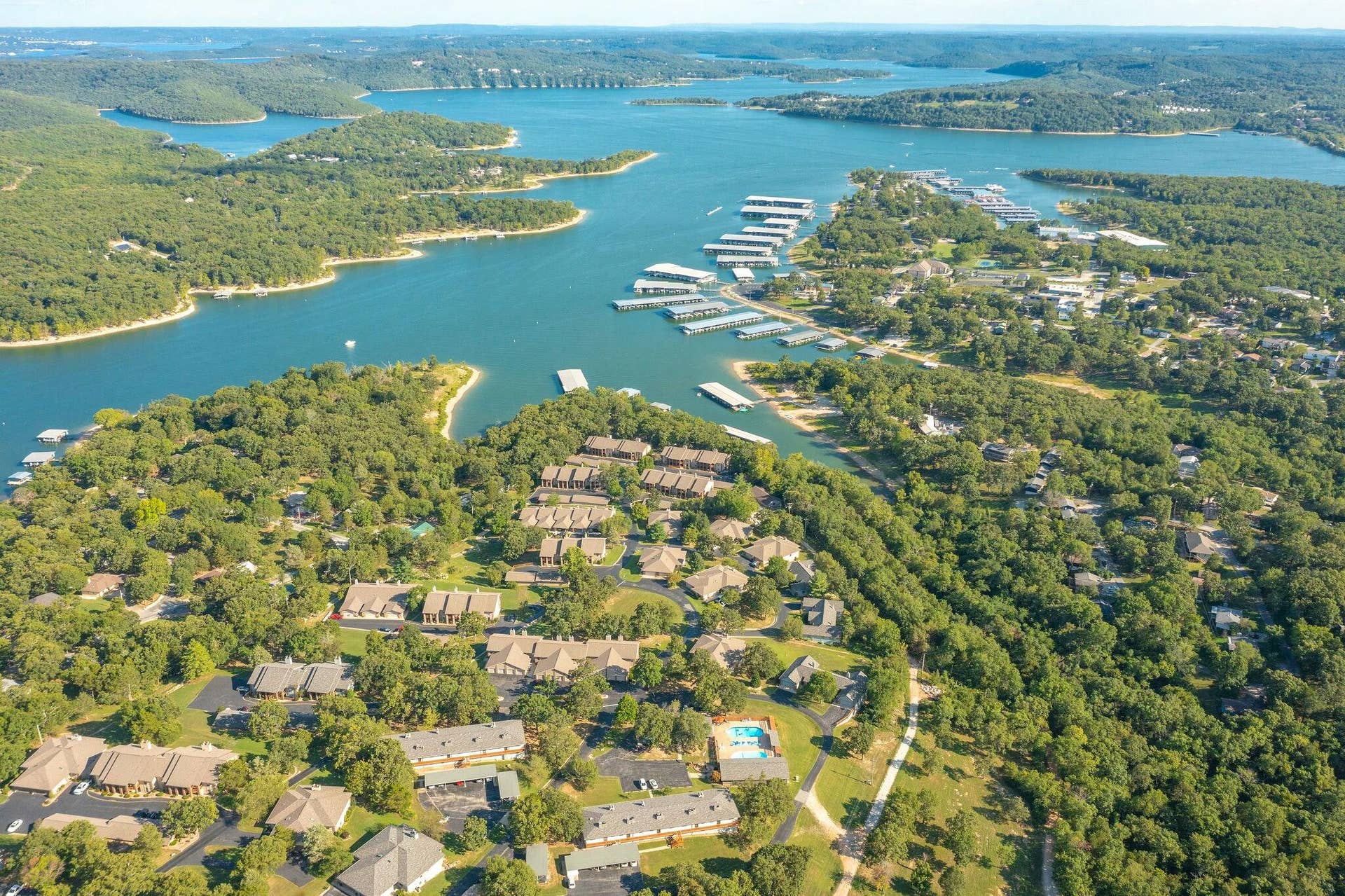 165 Keel Lane, #4, Kimberling City, MO 65686 Areal and lake