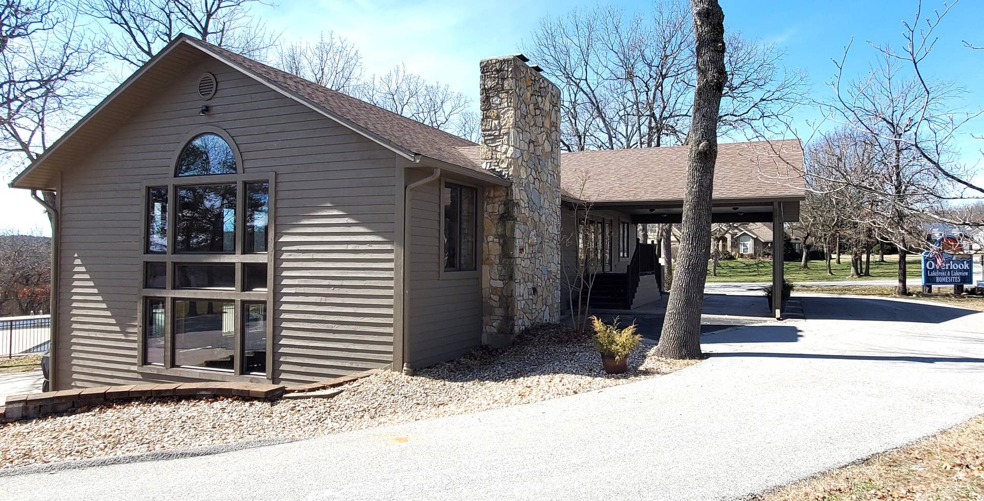 Left Side View of Clubhouse